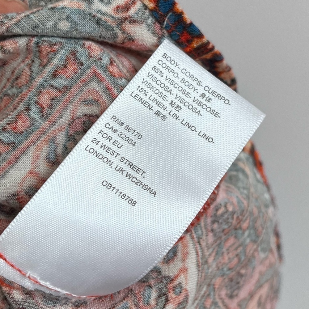 Urban Outfitters Wismer Printed Bohemian Mini Shirt Dress - Picture 5 of 8